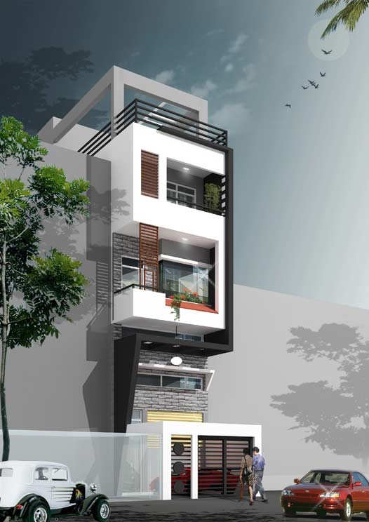 Trước hết, yêu cầu khi thiết kế mặt tiền cho nhà phố không chỉ đáp ứng về mặt thẩm mỹ mà còn đảm bảo về mặt công năng.