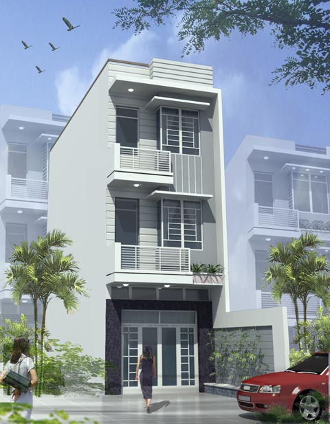 Trước hết, yêu cầu khi thiết kế mặt tiền cho nhà phố không chỉ đáp ứng về mặt thẩm mỹ mà còn đảm bảo về mặt công năng.