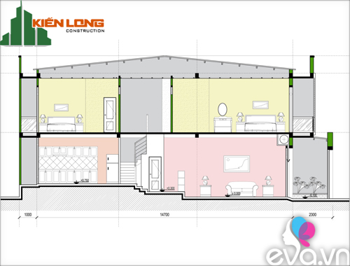 Tư vấn xây nhà phố 2 tầng đẹp, rẻ - 4